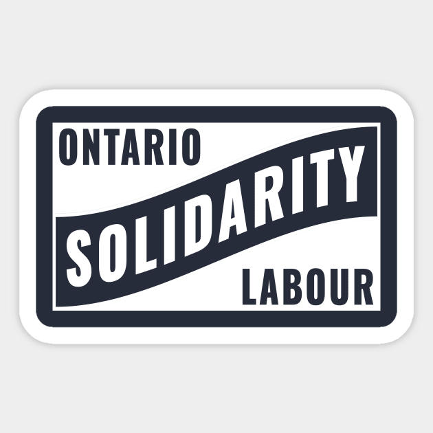 Ontario Labour Sticker by CS Designs